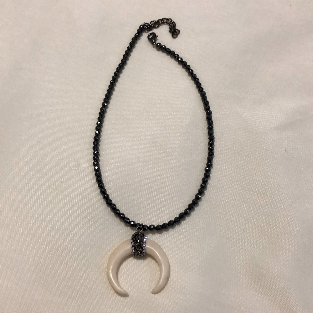 Lush jewel encrusted necklace.